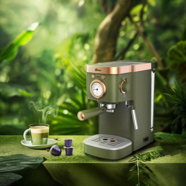 OtenCoffee 20 Bar Espresso Coffee Machine (Retto Forest Green) - Image 5
