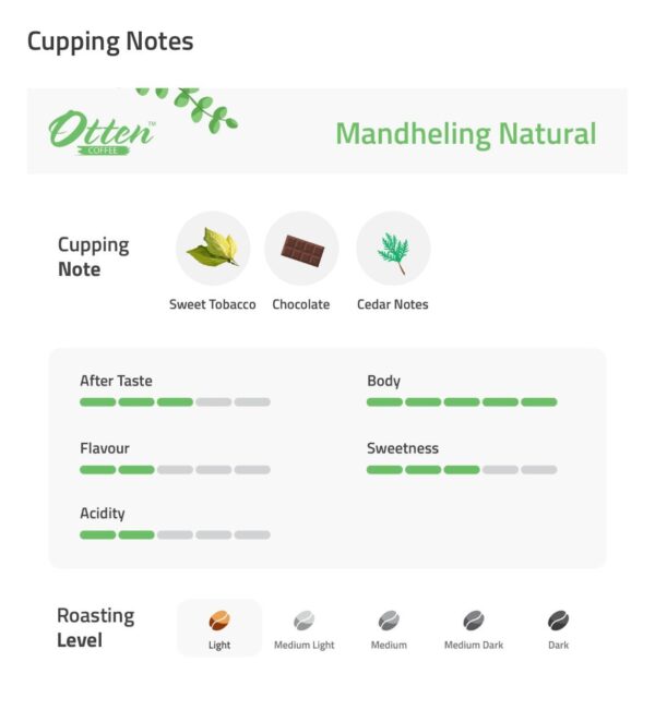 Mandailing Arabica coffee 500g/200g - Image 2