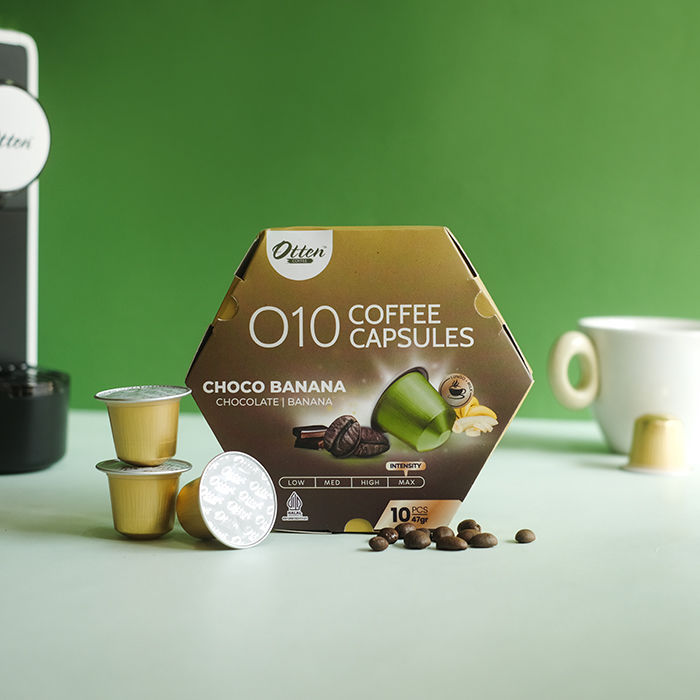 Oten Coffee Robusta Infused Choco Banana Coffee Capsule
