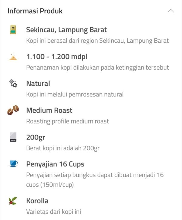 Robusta Lampung 500gr - Image 3