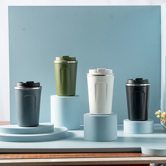 Reusable Coffee Mug lengkap dengan stainless steel filter - 4 Color