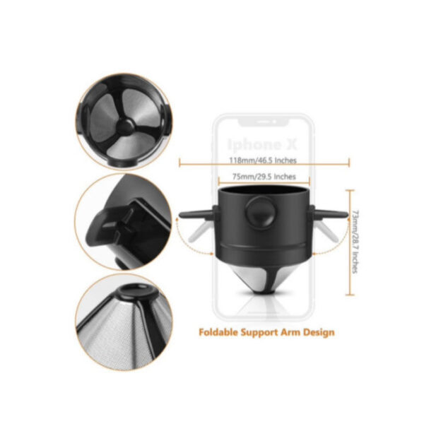 Reusable Coffee Mug lengkap dengan stainless steel filter - 4 Color - Image 7